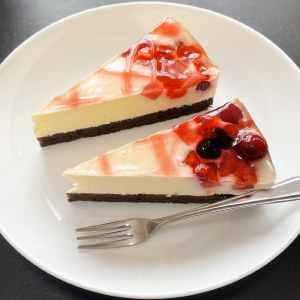 2月からの季節メニュー:チョコケーキ